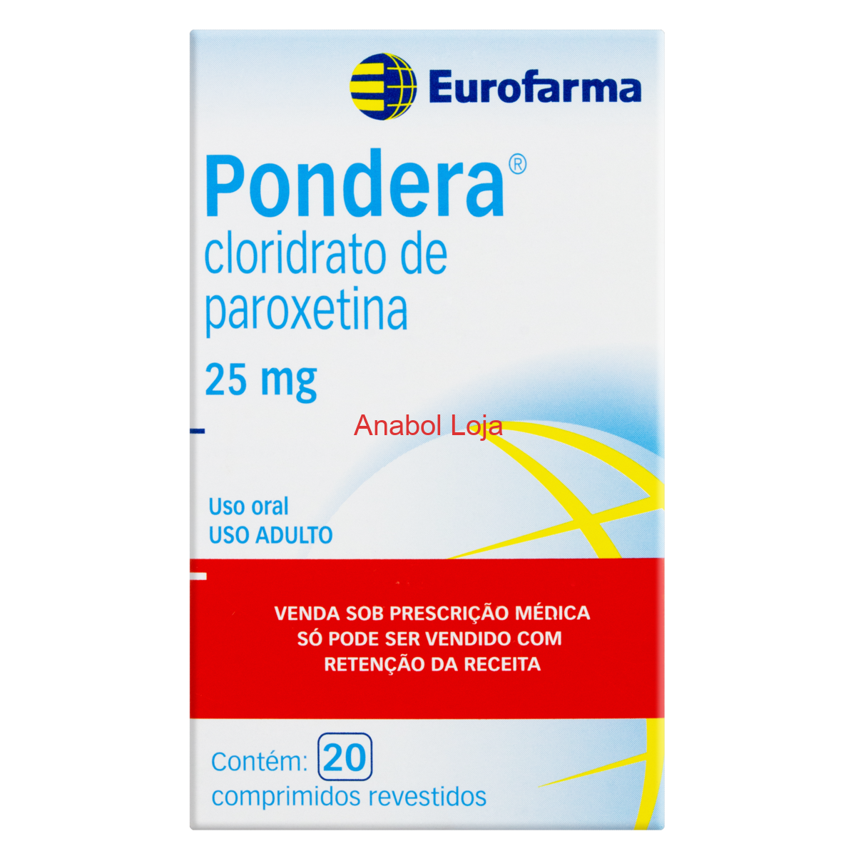 Pondera XR 25mg onde comprar em site seguro e confiável - Anabol loja