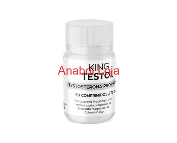 Propionato de Testosterona 15mg 50 Comprimidos - King Pharma