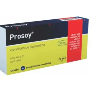 Prosoy (Dapaxetina) 30mg 6 Comprimidos - Ejaculação precoce